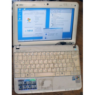 Нетбук MSI Wind U100 (Intel Atom N270 1.66Ghz /1024Mb DDR2 /120Gb /10" 1024x600) - Кострома