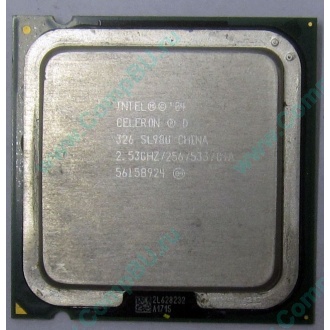 Процессор Intel Celeron D 326 (2.53GHz /256kb /533MHz) SL98U s.775 (Кострома)